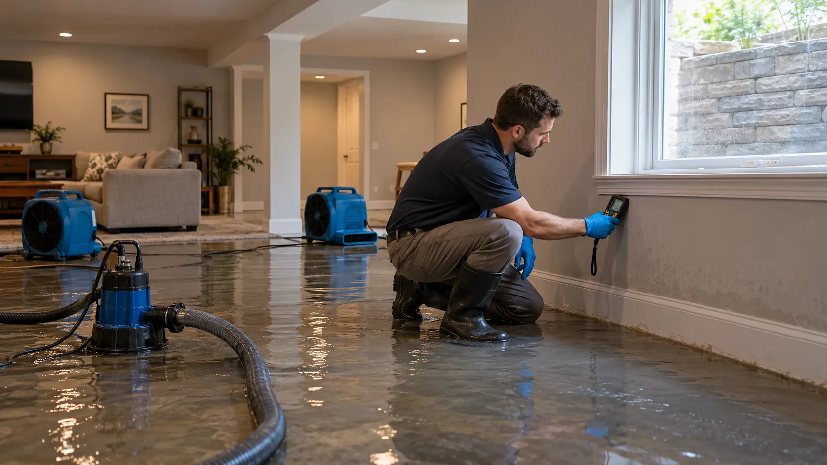Flooded Basement Cleanup in Tucson, AZ