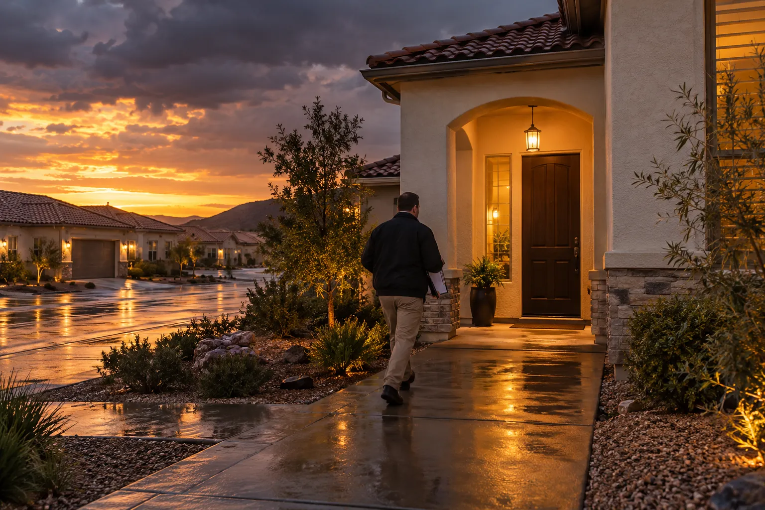 Homes in the Greater Tucson area served by local water damage providers